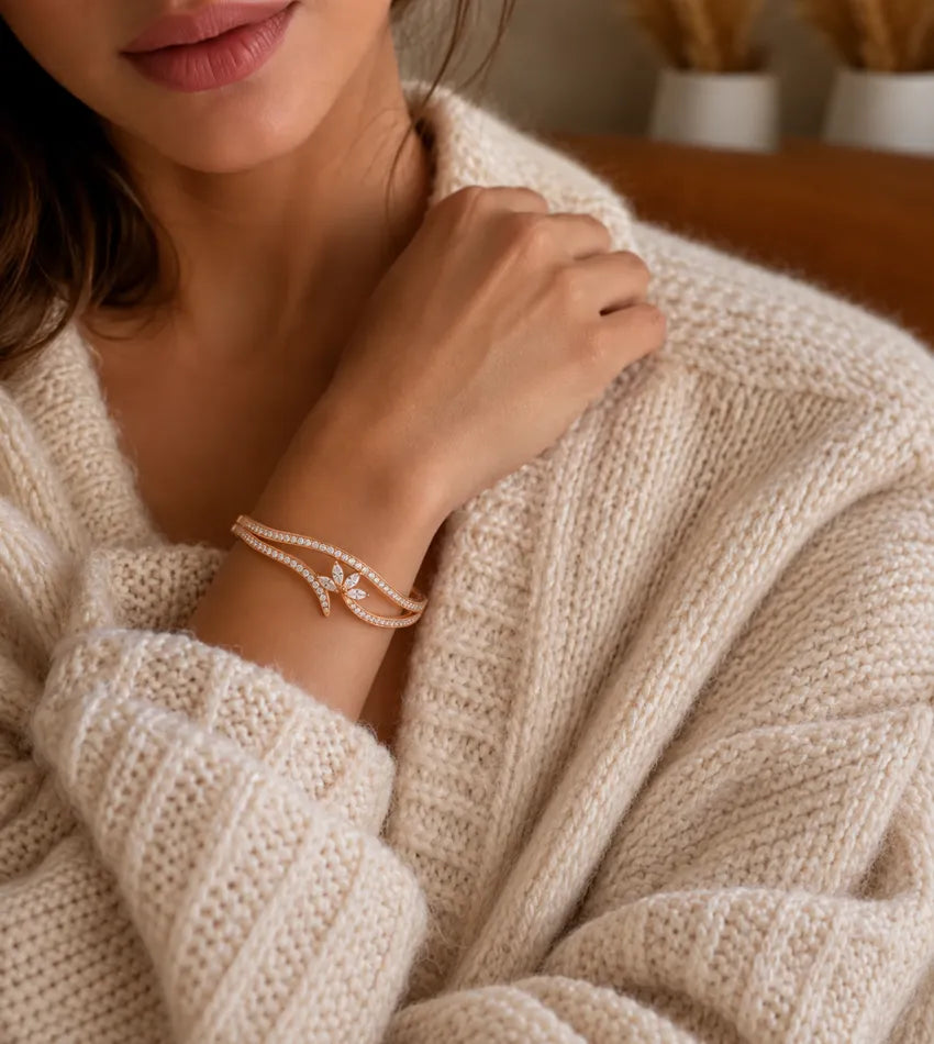 butterfly cz bracelet