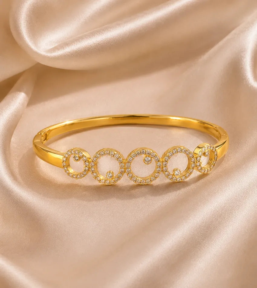 circle crystal bracelet