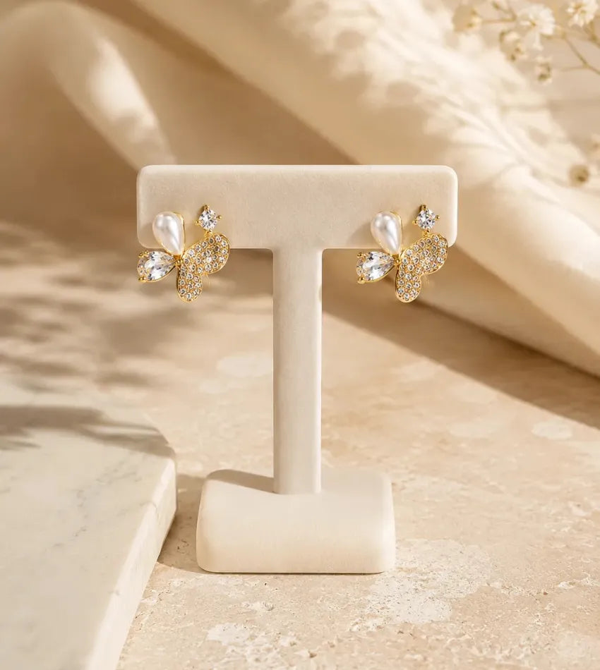 elegant pearl butterfly