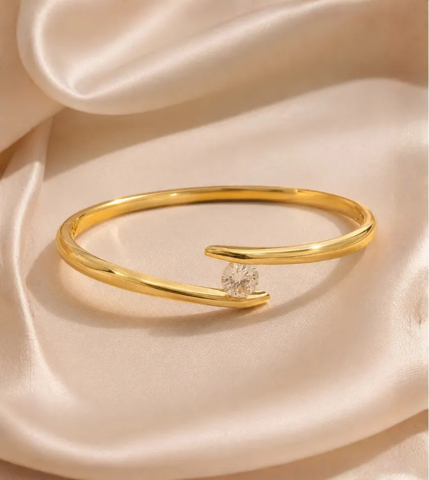 minimal crystal bracelet