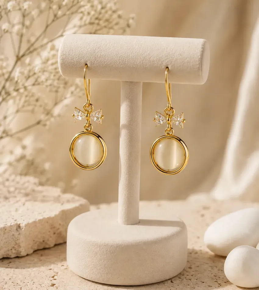 party wear bow earrings